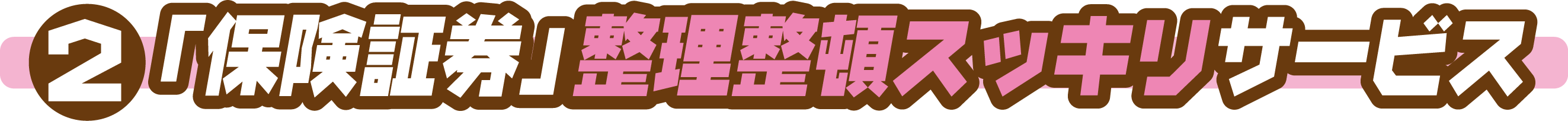 ②「保険証券」整理整頓スッキリサービス